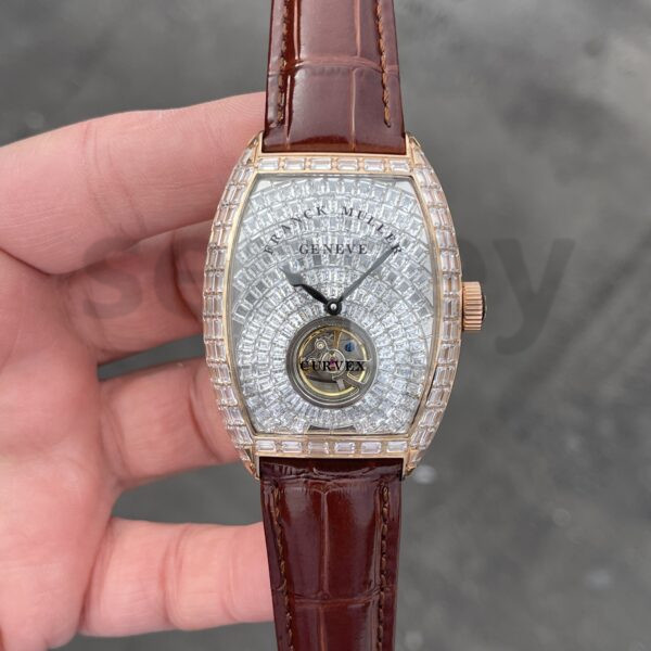 Franck Muller Cintrée Curvex Full Diamond