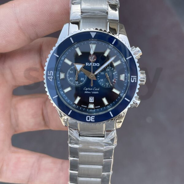 Rado Captain Cook Kronograf Lacivert