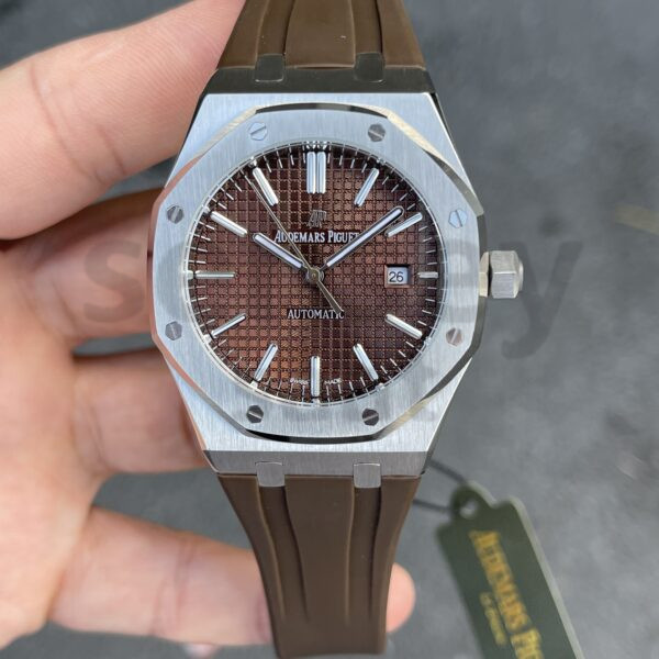Audemars Piguet Royal Oak Klipsli toka Kahverengi