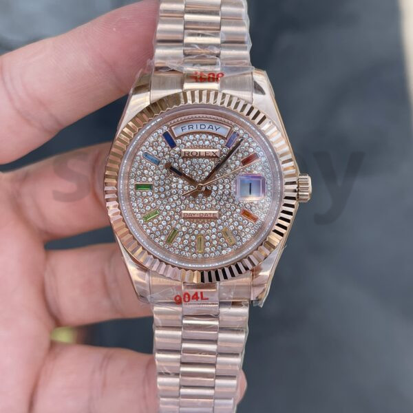 Rolex Day Date Rose Gold 228235 Rainbow Dial