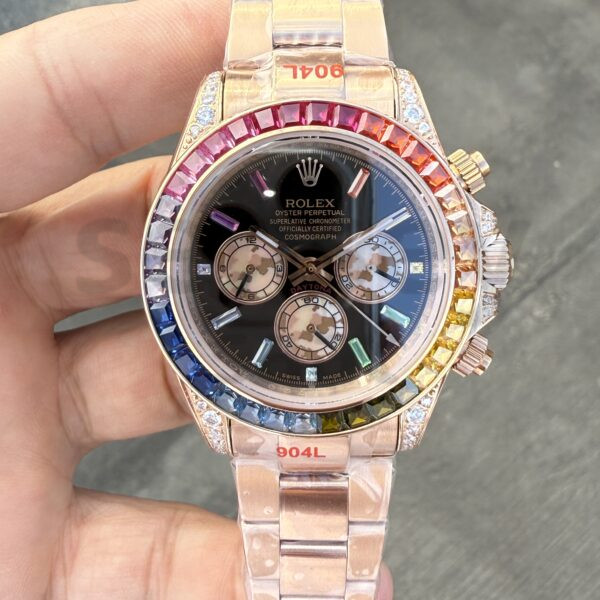 Rolex Daytona Rose Gold Rainbow