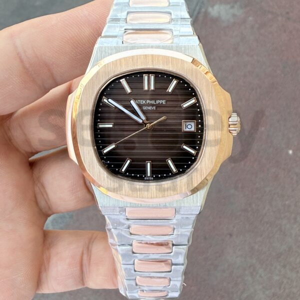Patek Philippe Nautilus 5711 Two Tone Kahve Kadran