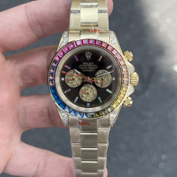 Rolex Daytona Rainbow Gold