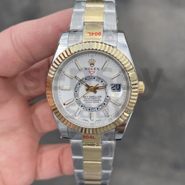 Rolex Sky-Dweller Two Tone Oyster Kordon