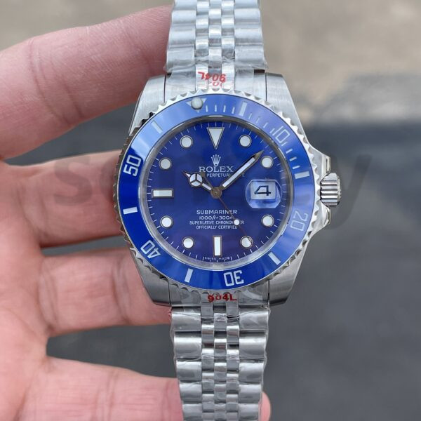 Rolex Submariner Smurf 116619LB Jubile Kordon Mavi Kadran