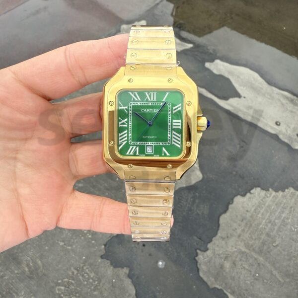 Cartier Santos Gold - Green