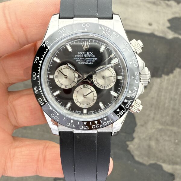 Rolex Daytona Oysterflex 126519LN Steel Bright Black