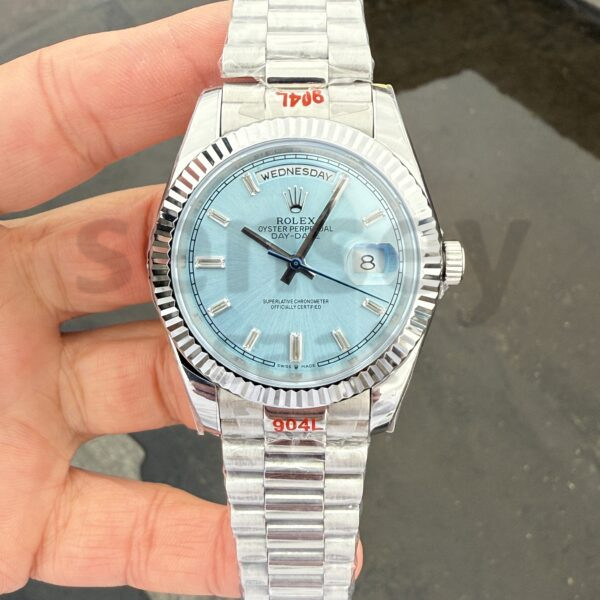 Rolex Day Date Ice Blue Baget Taşlı Kadran 128396TBR