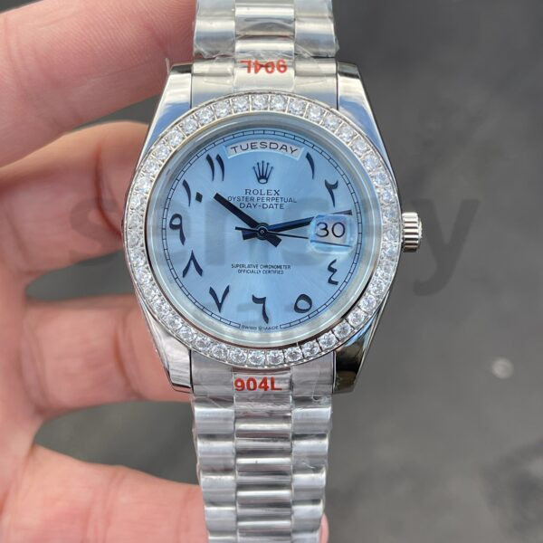 Rolex Day Date Ice Blue Arapça Kadran 128396TBR