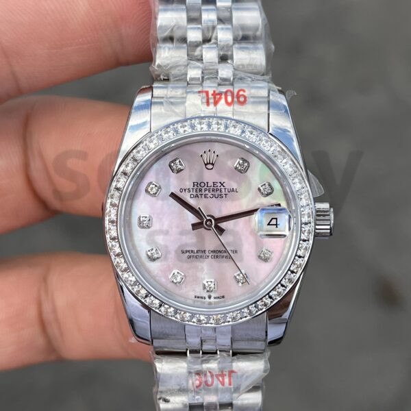 Kadın Rolex Datejust sedefli kadran