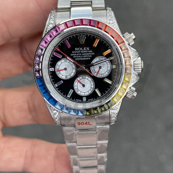 Rolex Daytona Rainbow Silver 116599