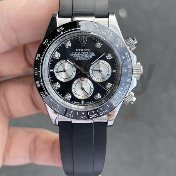 Rolex Daytona Oysterflex 126519LN Bright Black Diamonds