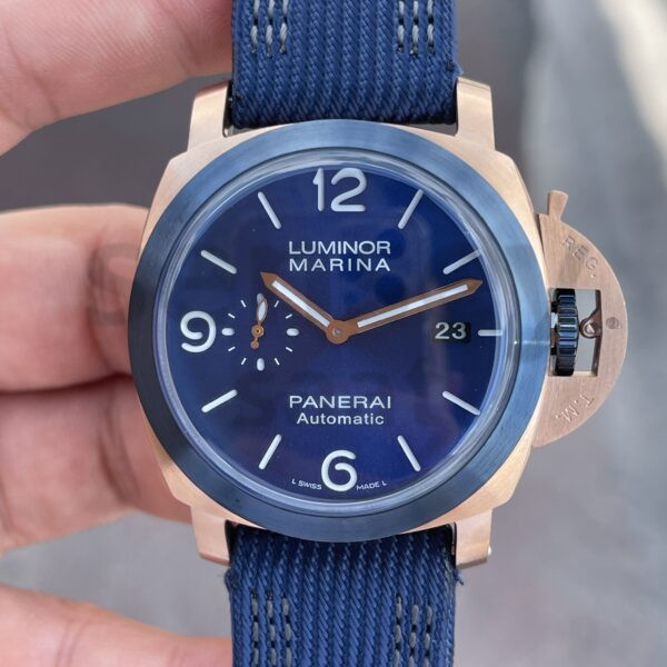 Panerai - PAM01121 Luminor 1950 44 3 Days Goldtech / Sole Blu