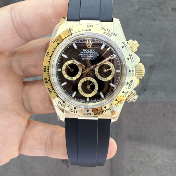Rolex Daytona Oysterflex 126518LN Black-Yellow Gold