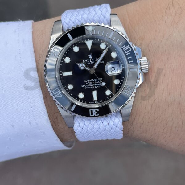 Rolex Submariner BEYAZ Perlon Kordon