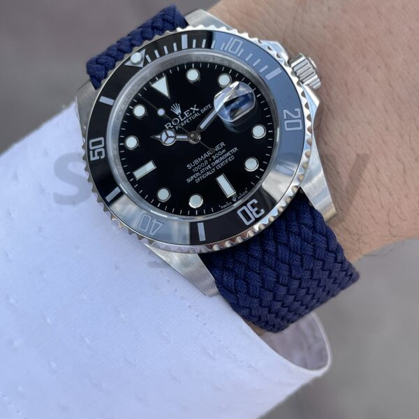Rolex Submariner Lacivert Perlon Kordon